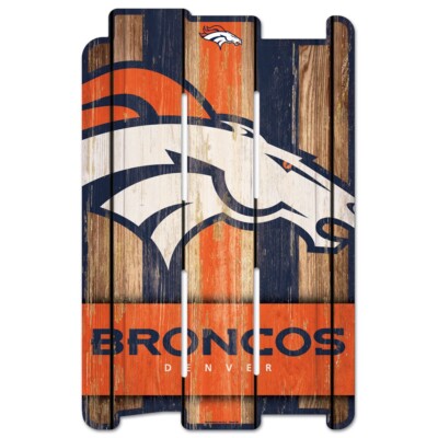 Denver Broncos NFL 17'' x 11'' Wood Decorative Indoor Sign Wincraft
