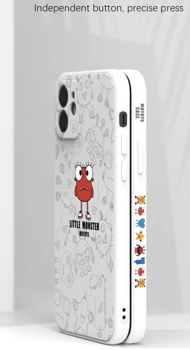 Authentic Funny Little monster Funny alien Cute animal Case iPhone 12 - White | eBay Authentic Funny Little monster Funny alien Cute animal Case iPhone 12 - White | eBay