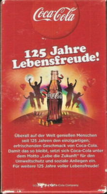 Coca Cola Glas - 125 Jahre Jubiläums Edition v.2011 in OVP|Selten für Sammler