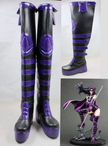 Huntress Bishoujo Ver. Chaussures de cosplay plate-forme bottes femmes sur le genou C006 - Photo 1 sur 2