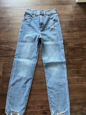 Express Super High Rise Mom Jean Size 00