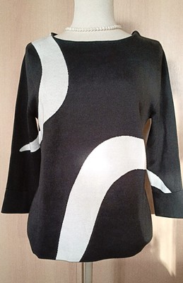 Gerry Weber  eleganter Damen Pullover figurumspielend, 3/4 Arm, Gr.36. Neu