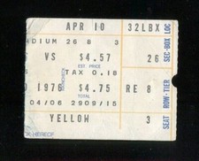 Grand Slam Reversed Hank Aaron HOF Baseball Ticket 1976 Yankees @ Brewers 4/10 