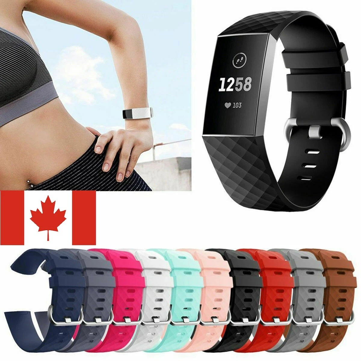 Best replacement bands 2025 for fitbit charge 3