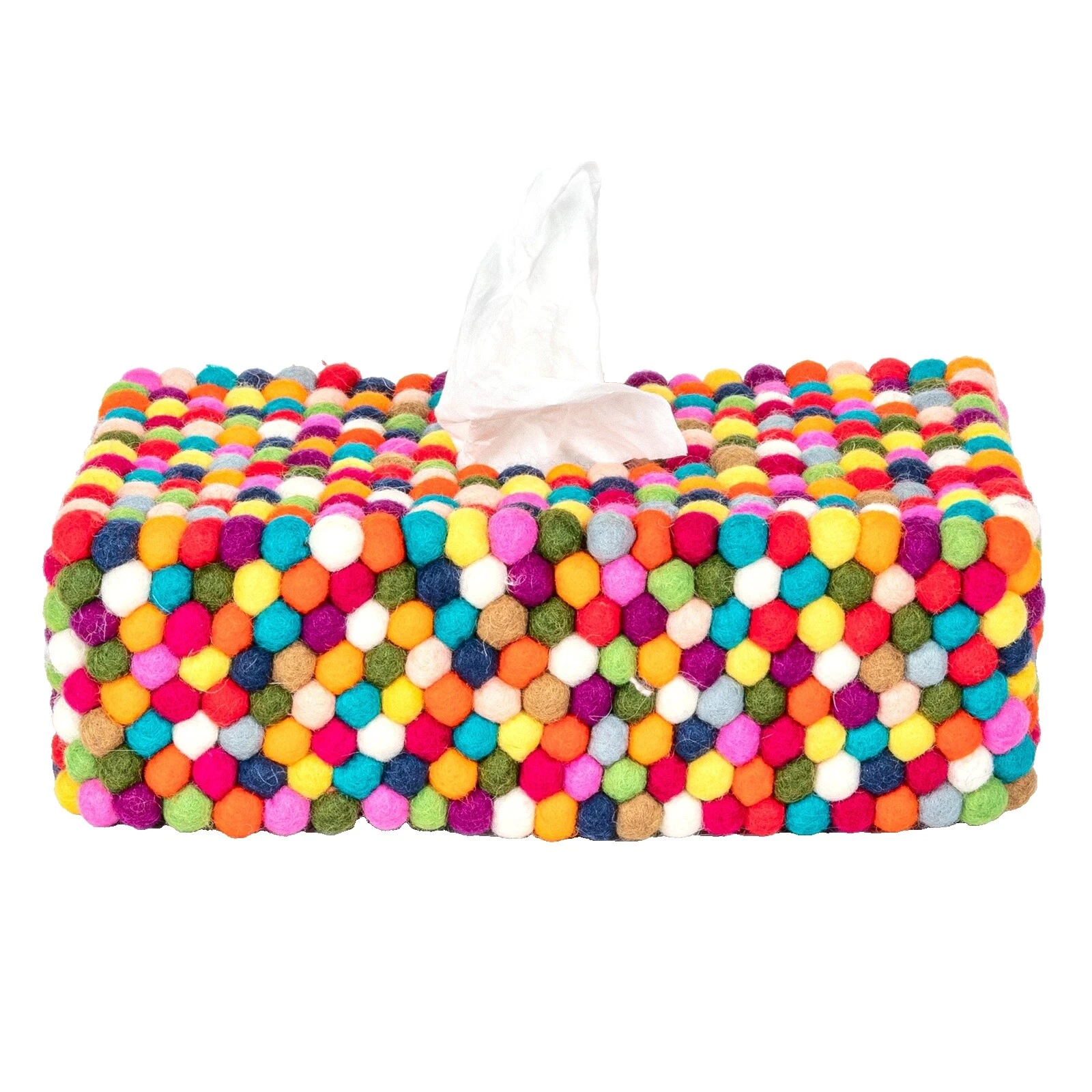 Multicolor Tissue Box Covers