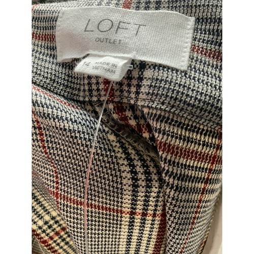 LOFT Hose mehrfarbig kariert weites Bein - Bild 3 von 4