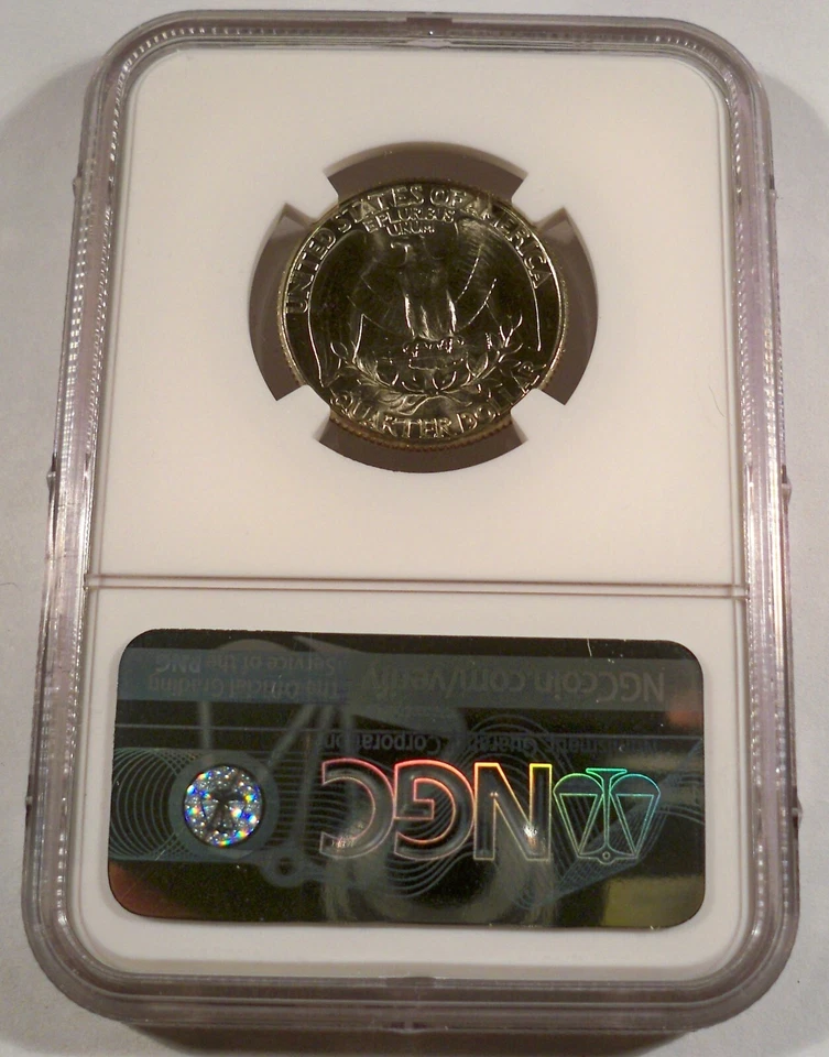1986-D NGC MS66 WASHINGTON QUARTER 25c MS 66 - Image 2 of 4
