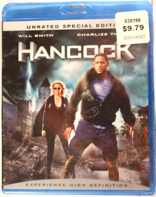 HANCOCK (Blu-ray 2008) Will Smith BRAND NEW / Sealed & Ships Free