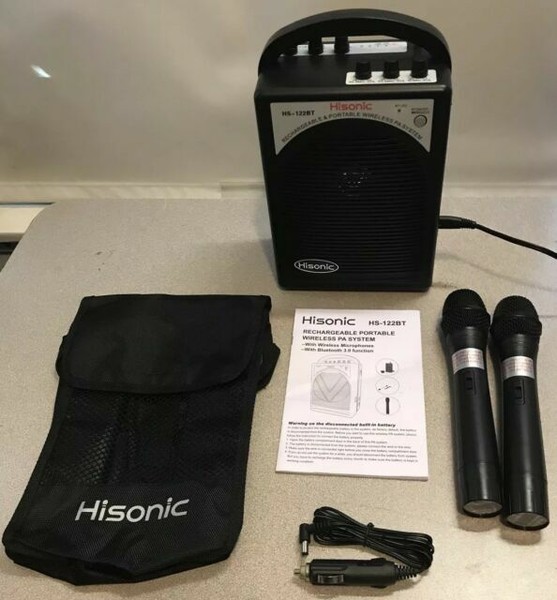 hisonic hs120bt hl wireless microphones