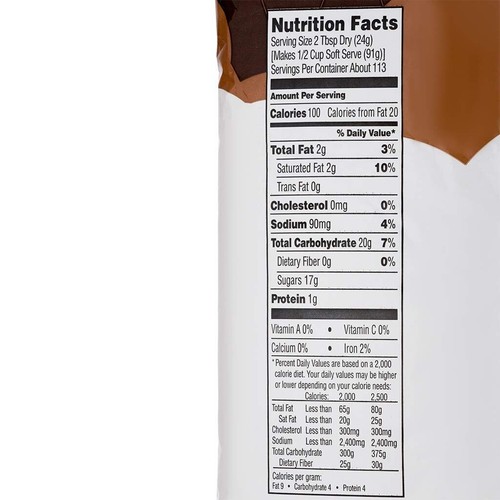 Creamy Chocolate Soft Serve Mix - Multi-Purpose, Versatile, Shelf Life - 6lb Bag - Picture 8 of 11