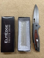 Blade 4 In  Assisted Opening Blade Ambidextrous Folding Knife New ElitEdge