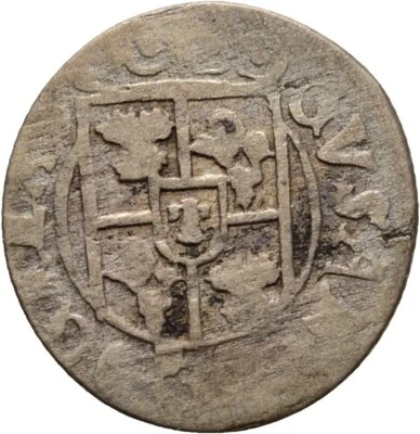 Livland Gustav Adolf Schweden 3 Pölker Silber  20 mm/ 1,1 g  Original  #KIF105 - Bild 1 von 2