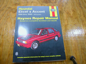 Accent 1986 thru 2013 Haynes Repair Manual #43015 Hyundai Excel