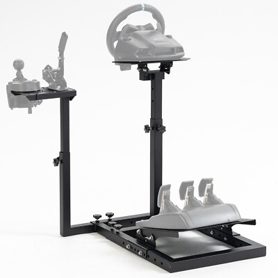Minneer Pro Single Arm Racing Steering Wheel Stand Fit Logitech G29 Thrustmaster