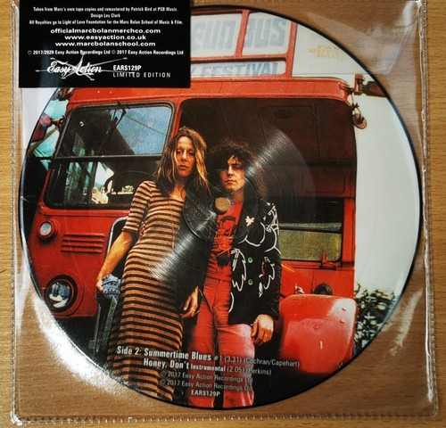 T. REX 7" Rock 'n' Roll E.P PICTURE DISC Limited Edn 450 Made MAILS SAME DAY - Picture 2 of 5