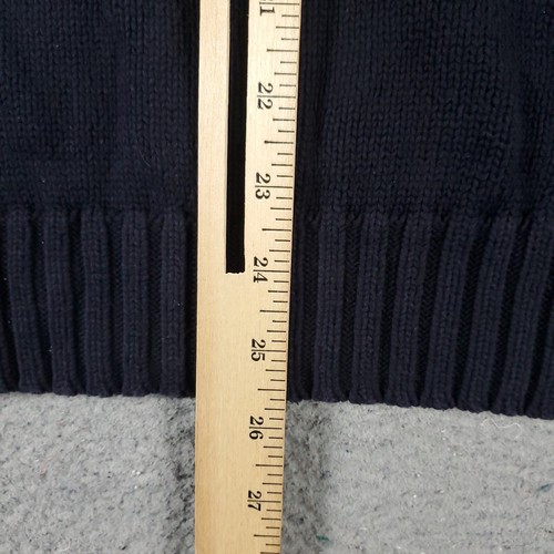 Nautica Sweater Mens XL Blue Casual 1/4 Zip Up Pullover Sweatshirt - Picture 6 of 8