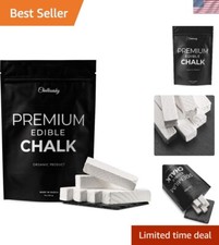 Premium Edible Chalk - Natural Chalk for Eating - Crunchy Belgorod Chalk Chun...