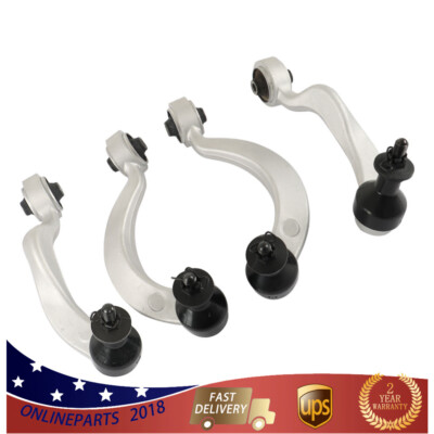 For Lexus LS460 2007-2017 Front Upper Forward & Rearward Control Arms w/Ball 4PC