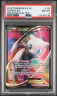2012 POKEMON BLACK & WHITE DRAGONS EXALTED #120 FULL ART/MEW EX PSA 8