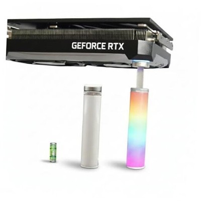ARGB GPU Support Bracket, Adjustable Anti-Sag Graphics Card 5'' Holder,