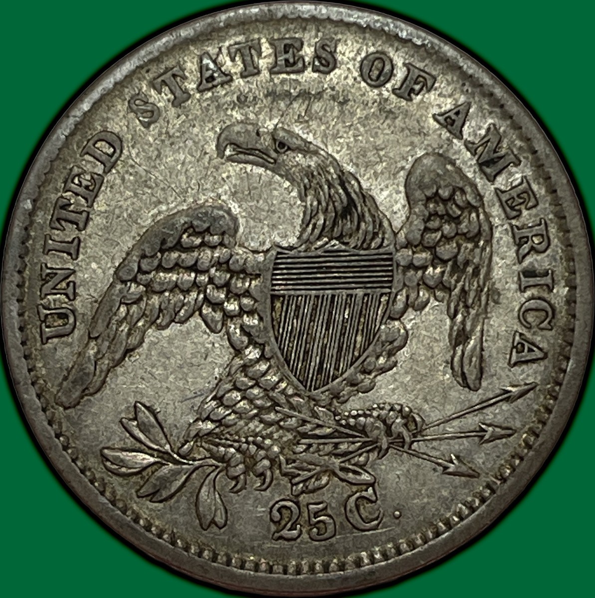 1835 Capped Bust Quarter Extremely Fine XF Coin #29351 | eBay