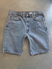 Vintage Levi  s 505 Denim Shorts W34   Made in Mexico   Light Wash