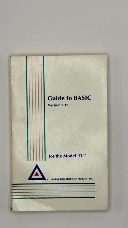 Leading Edge Guide to Basic Version 3.11 for the Model D