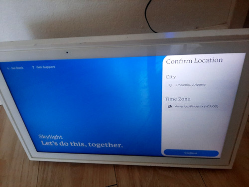 Skylight Calendar 15" Smart Calendar & Chore Chart 150-CAL *NO CHARGER*