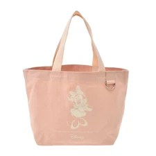 Japan Tokyo Disney Store Minnie Mouse Tote Bag S with D-Ring TOTE BAG Collection
