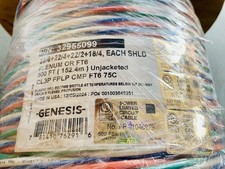 Genesis 500ft Access Control Cable Plenum Profusion 22/6+22/4+22/2+18/4 32955099