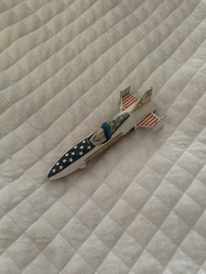 Ideal 4,5'' EVEL KNIEVEL Canyon Sky X2 Cycle VINTAGE 1976 Diecast Rocket Car RARE