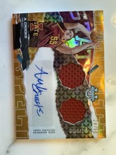 2024-25 Bowman University Chrome Audi Crooks Dual patch Auto Gold /50