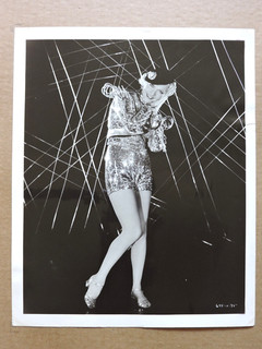 Frances Williams orig Art Deco leggy pinup portrait photo 1933 Hollywood Party