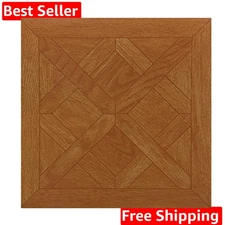 Tivoli Self Adhesive Vinyl Floor Tiles, 45 Tiles - 12" x 12", Classic Paquet ...