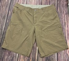 KUHL Renegade Hiking Shorts Mens Size 40 Khaki Outdoor Utility Zip Pockets