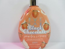 DOUBLE DARK BLACK CHOCOLATE PEACHES  CREAM 400X 13.5 oz TAN LOTION
