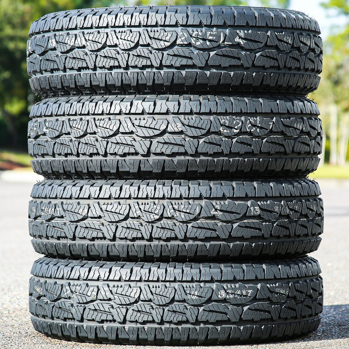 1 Bridgestone Dueler AT RHS LT275/70R18 125R Tire 2757018 275 70 18