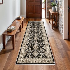 Washable Hallway Runner Rug 2x6: Non Slip Runner Rugs with Rubber Backing Sof...