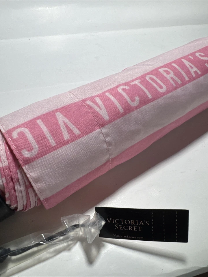 New NWT Victoria's Secret Pink Stripe Umbrella VS - Image 2 of 4