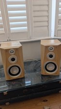 DENON USC-M50 Bookshelf Stereo Speakers Pair Light Wood 100W 6 Ohms Hi-Fi Audio