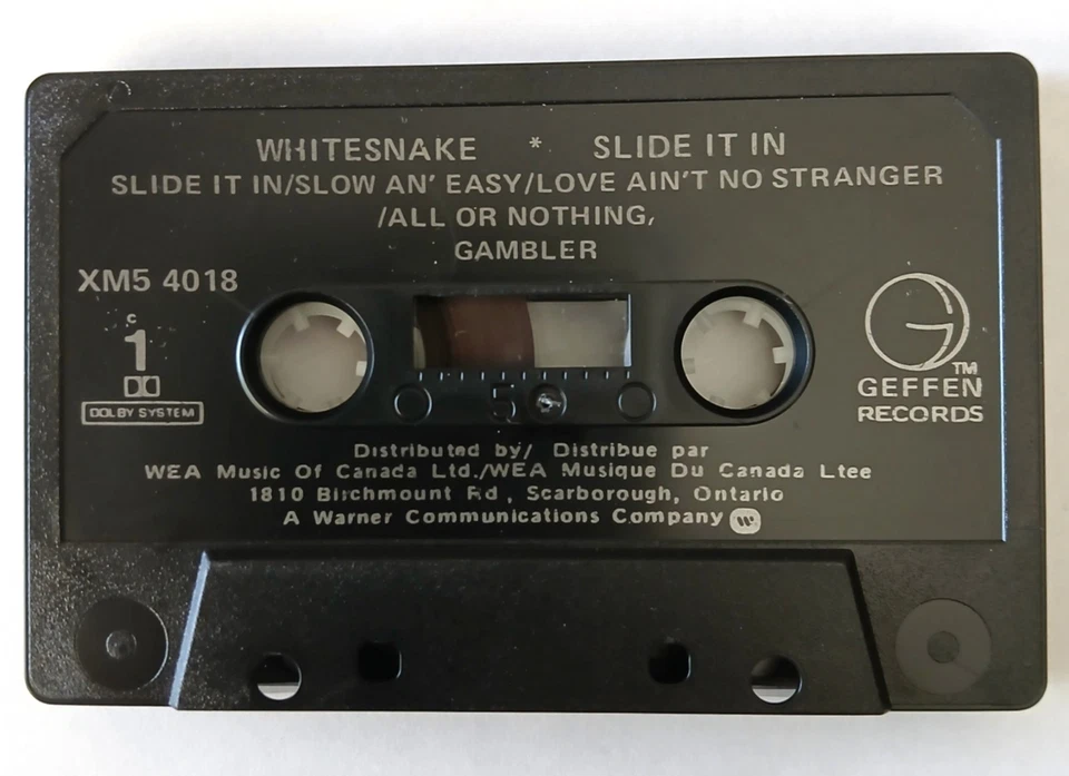 Whitesnake – Slide It In ☆ Cassette Tape☆1984 Geffen• Hard Rock David Coverdale - Image 3 of 4