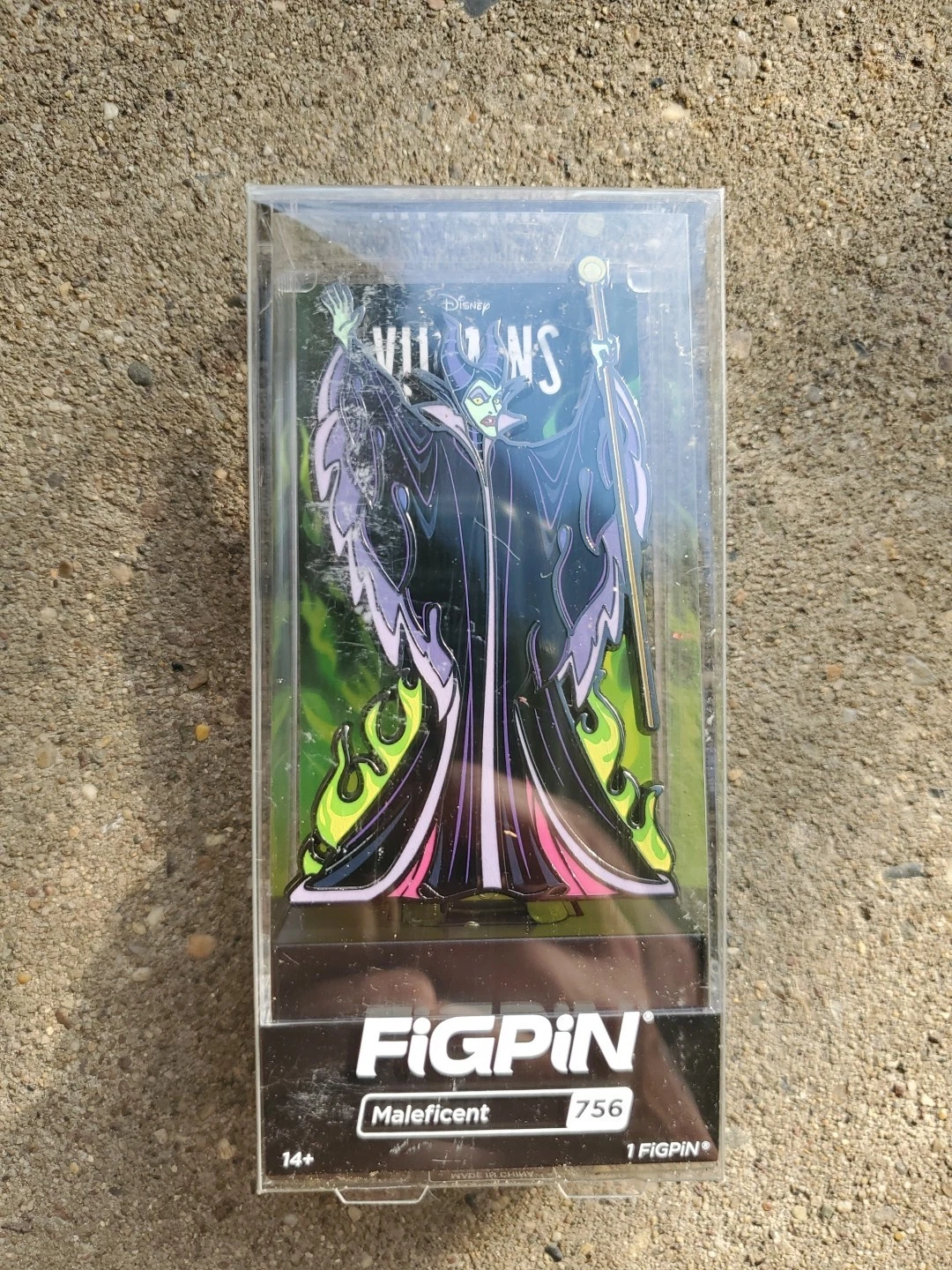 Figpin Disney Villains Maleficent Enamel Pin #756 Brand New