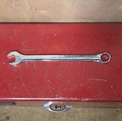SK Tools 24mm Fully Polished Long Combination Wrench 12pt 88524 USA NOS Vintage