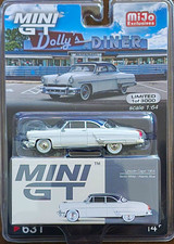 Mini Gt Lincoln Capri 1954 Dollys Diner Whiteblue 164 Diecast Limited Mini Gt Lincoln Capri 1954 Dollys Diner Whiteblue 164 Diecast Limited