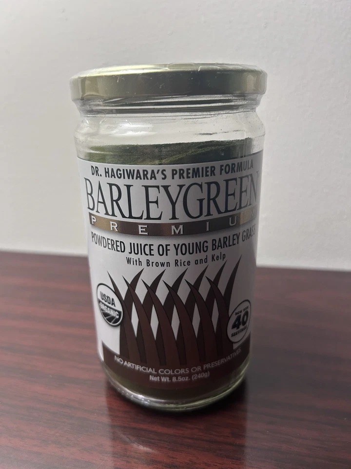 BARLEYGREEN Dr. Hagiwara's Original Premium con algas - Jugo de hierba de cebada orgánica... Foto 2 de 4