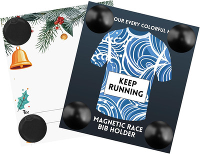 Magnetic Bib Clips for Runners Race Bib Clips Secures Running Athletes Bib Holde