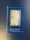 PAMP Suisse Lady Fortuna 1 Troy oz .999 Fine Silver Bar Sealed in Assay Card