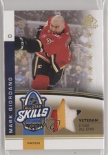 2020-21 SP Game Used NHL All-Star Skills Fabrics 17/35 Mark Giordano Patch z1b