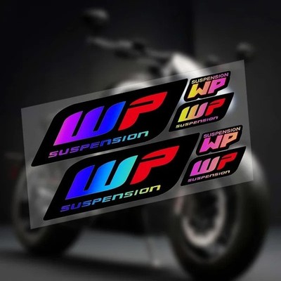 WP Suspension Racing Gabel Logo Aufkleber Tuning Race Enduro Sticker Motorsport