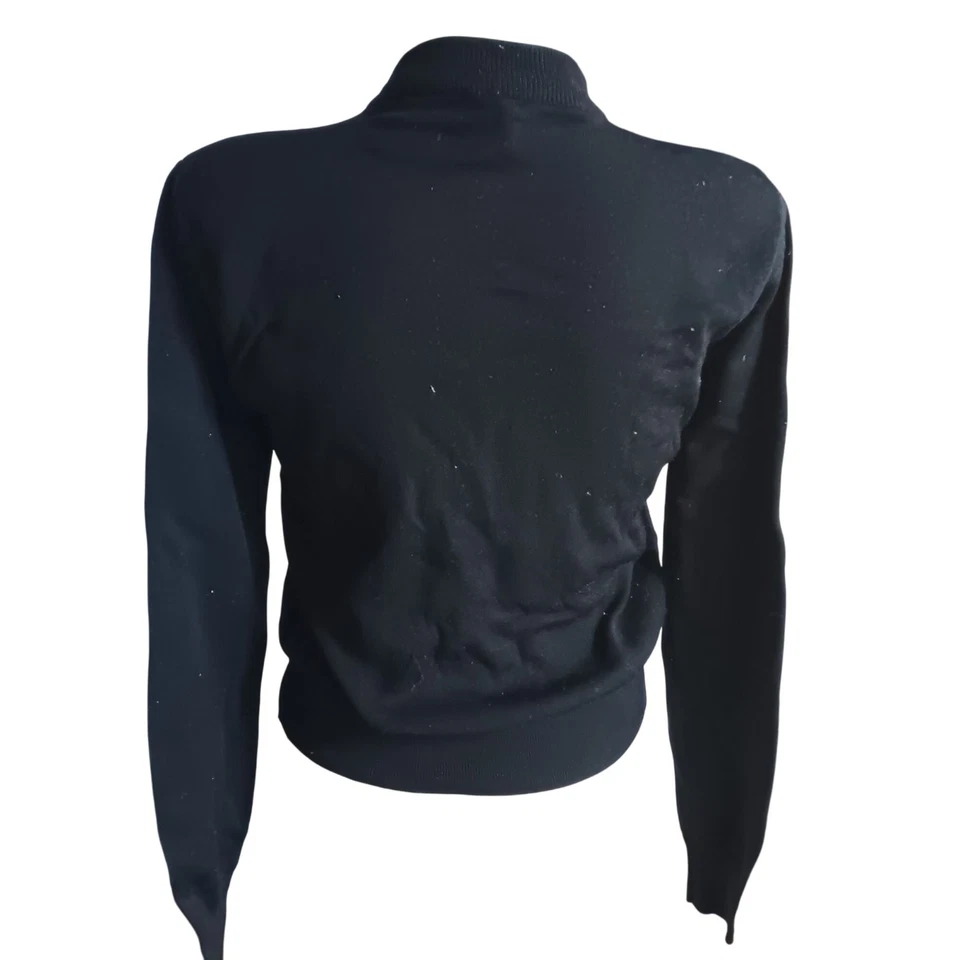 Vintage Women's Beatnik Sweater Medium 36 1960's Ban-Lon Greystone Knit Poet usa - Image 4 of 4